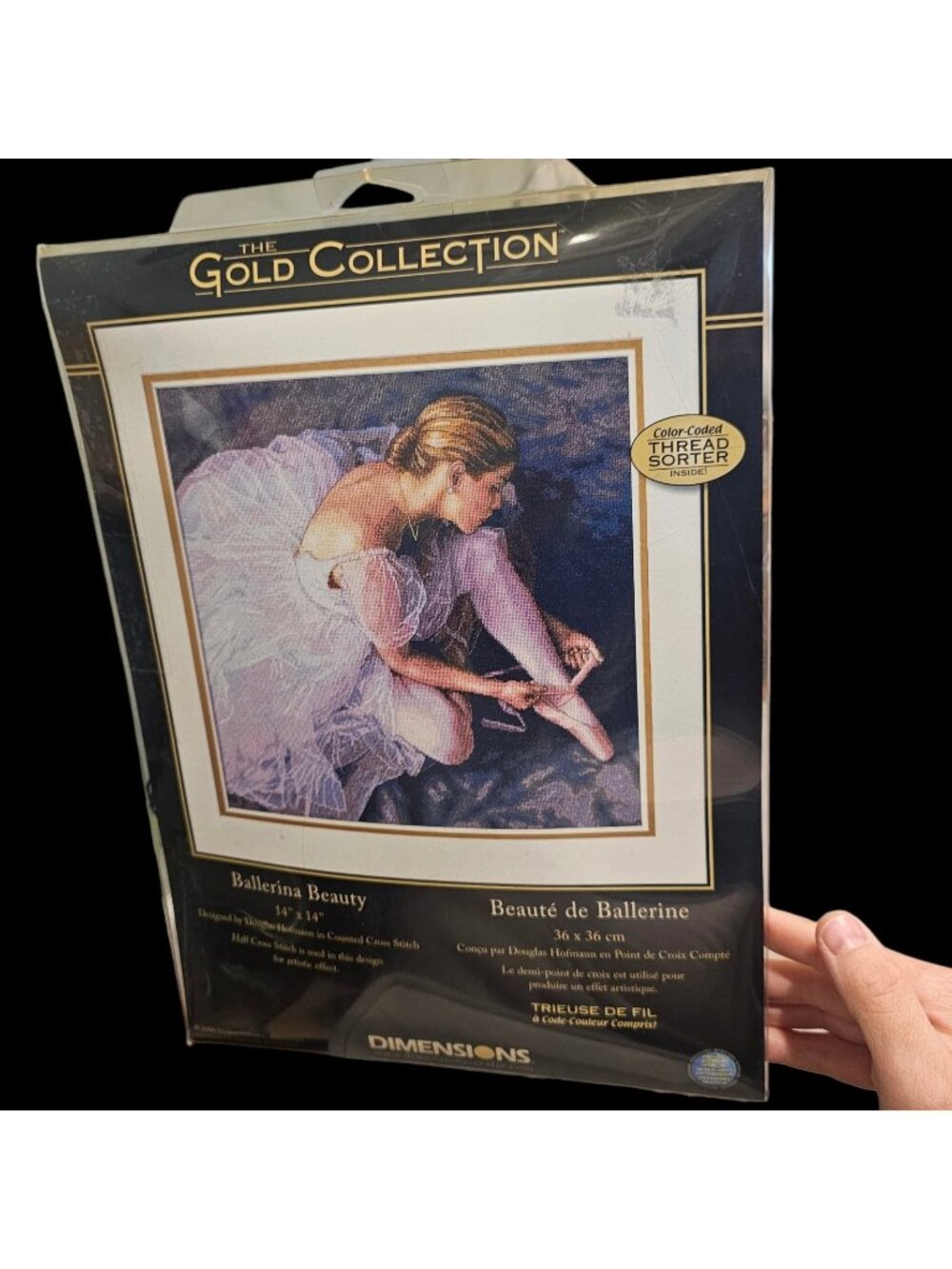 VTG Y2k Dimensions "Ballerina Beauty" #35181 Gold Collection NEW RARE 2006 14"